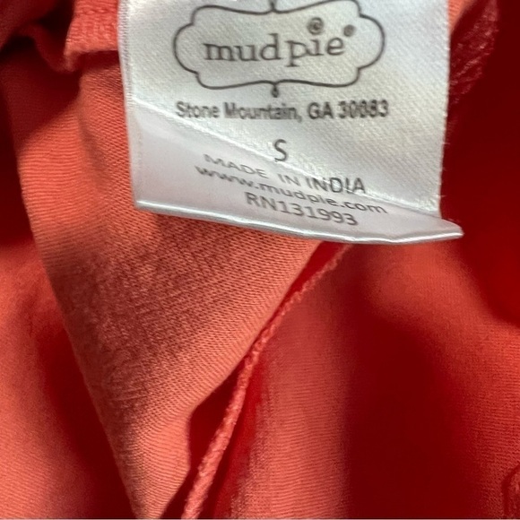 Mudpie RYLAND TIERED DRESS in Pink Coral, New with Tags, Size Small - Picture 8 of 9